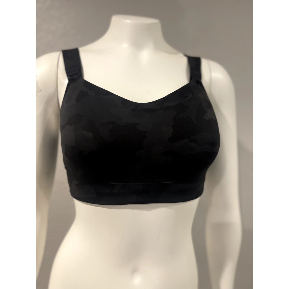 lululemon black camo sports bra 32DD